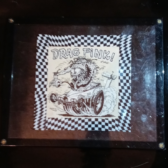 Ed Roth Drag Fink Original 1963 Roth Studios Decal - Picture 3 of 4